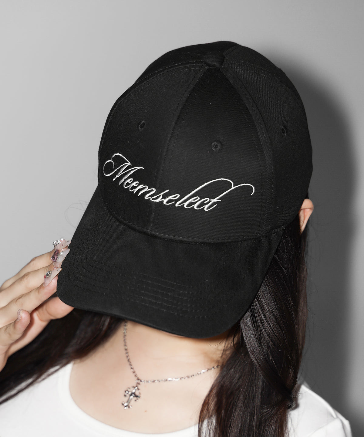 【 PINK ANGEL CLUB 】lettering LOGO embroidery CAP ／ レタリングロゴ刺繍キャップ