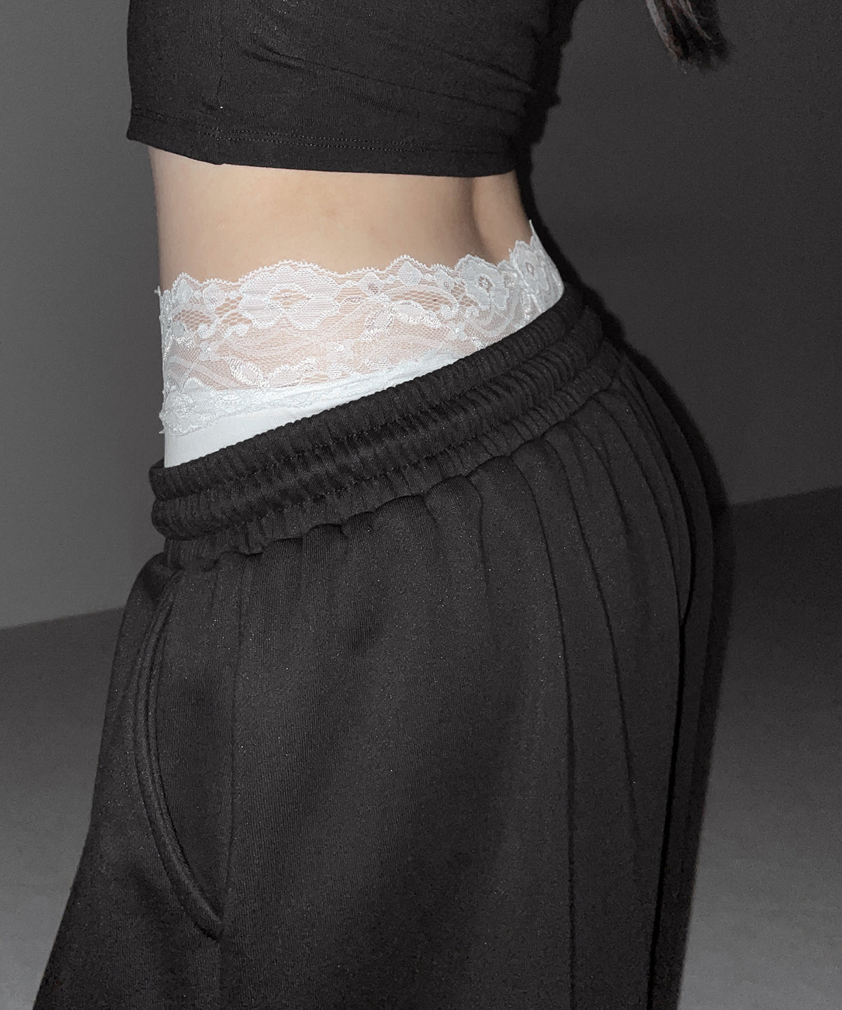 レースレイヤードインナーパンツ ／ Lace layered inner pants