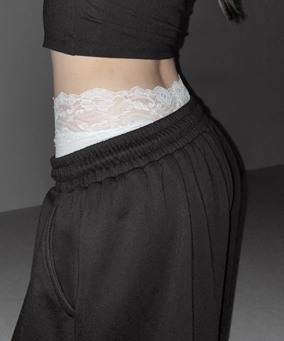 レースレイヤードインナーパンツ ／ Lace layered inner pants