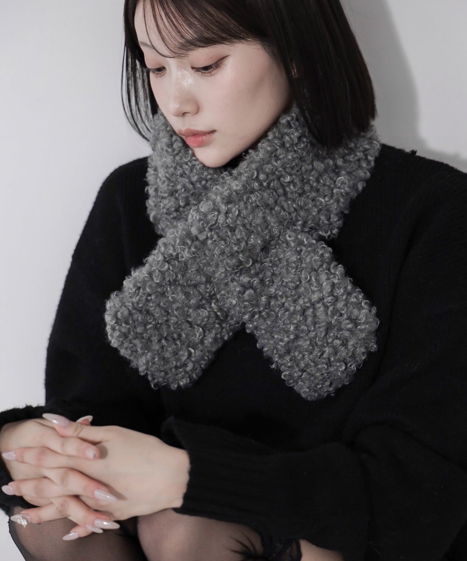 テディボアミニマフラー ／ teddy boa mini muffler