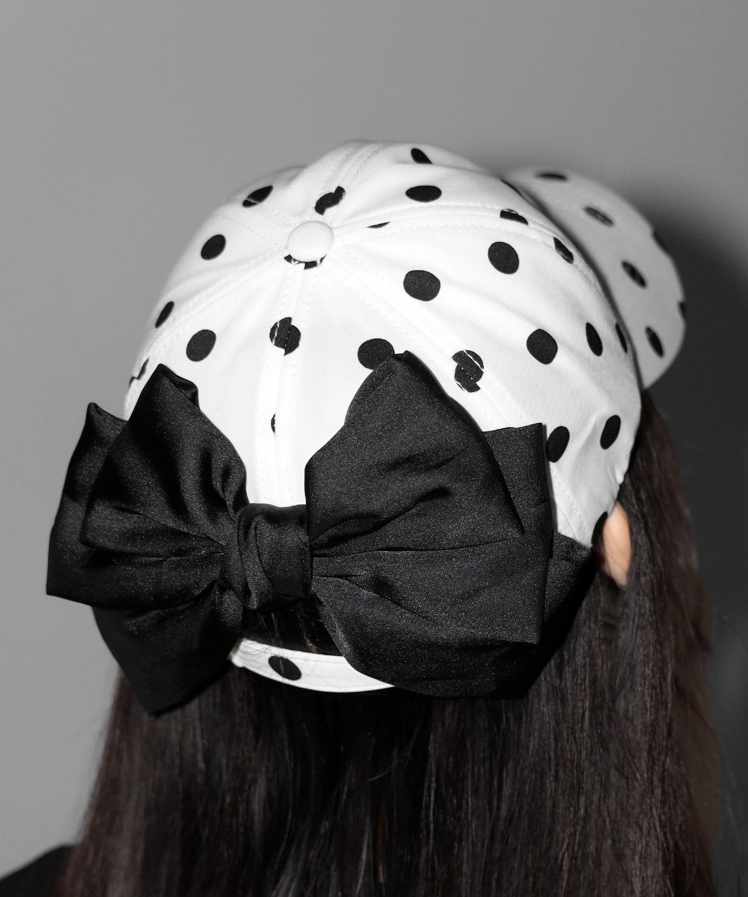 ドットバックリボンキャップ ／ DOT back ribbon CAP