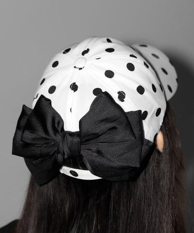 ドットバックリボンキャップ ／ DOT back ribbon CAP