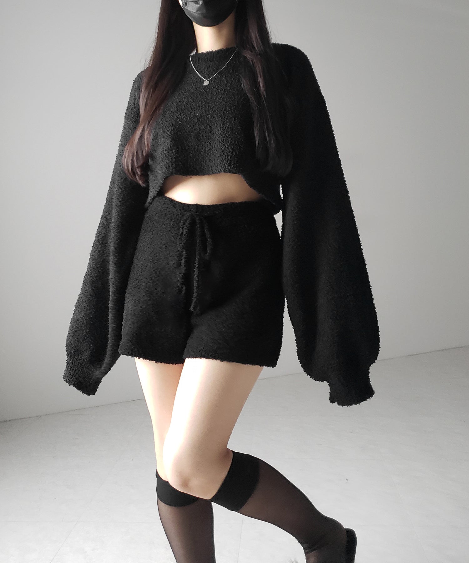 【 セットアップ可能 】マシュマロタッチショートプルオーバー ／ marshmallow touch short pullover