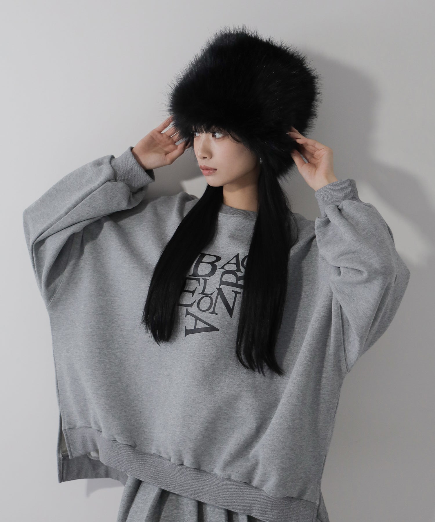【 ２color 】ボリュームフェイクファーロシアンハット ／ volume fake fur russian hat