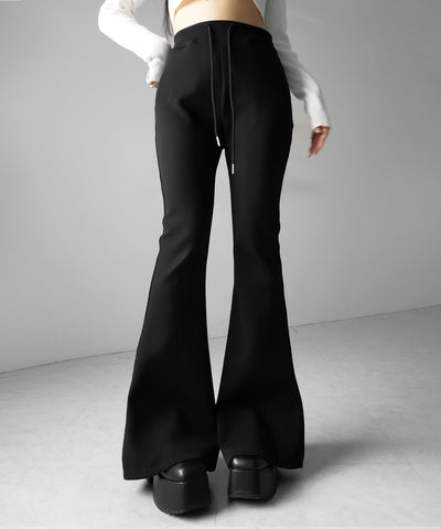 ハイウエストワンホンスウェットフレアパンツ ／ high waist wanghong sweat flare pants