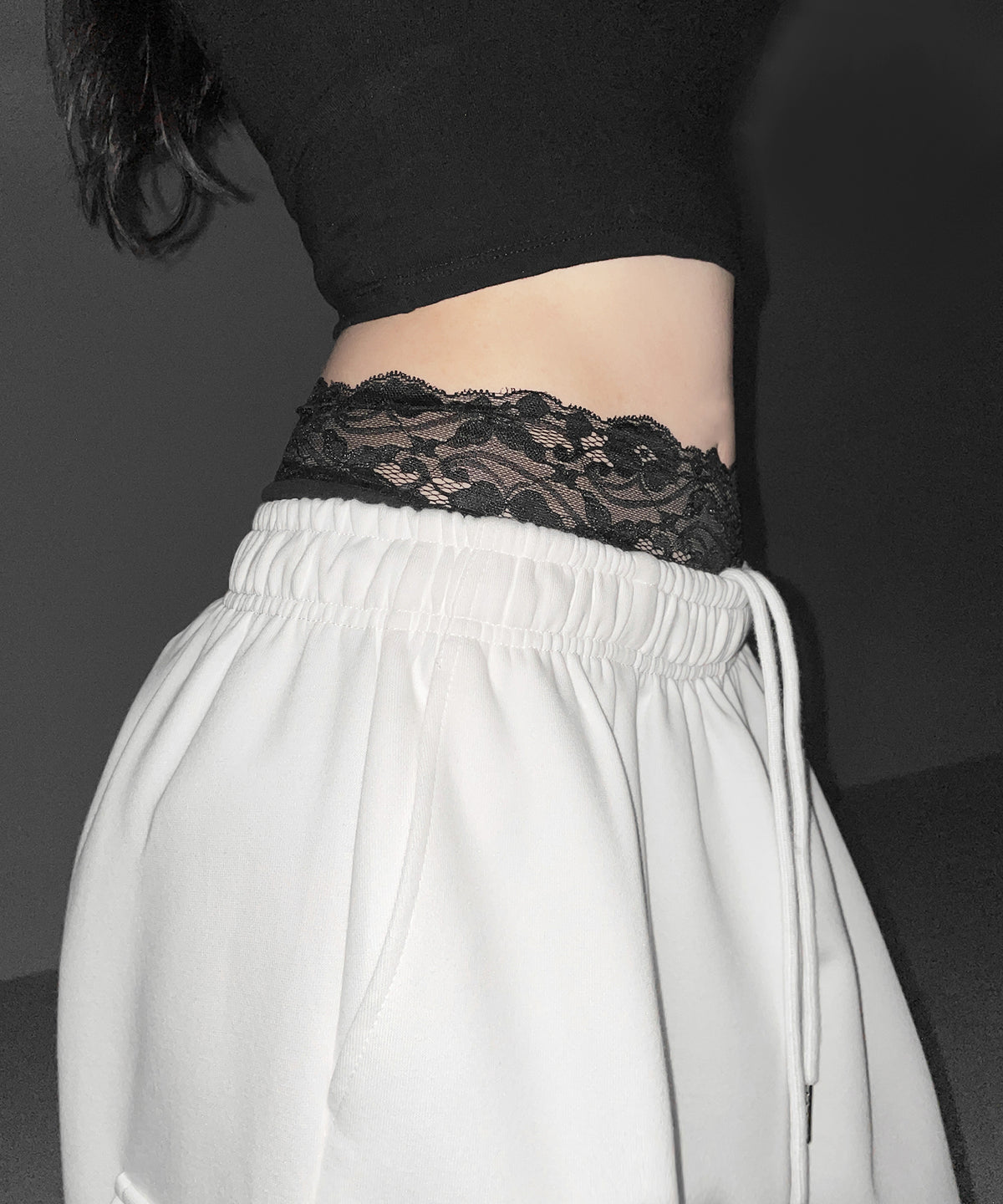 レースレイヤードインナーパンツ ／ Lace layered inner pants