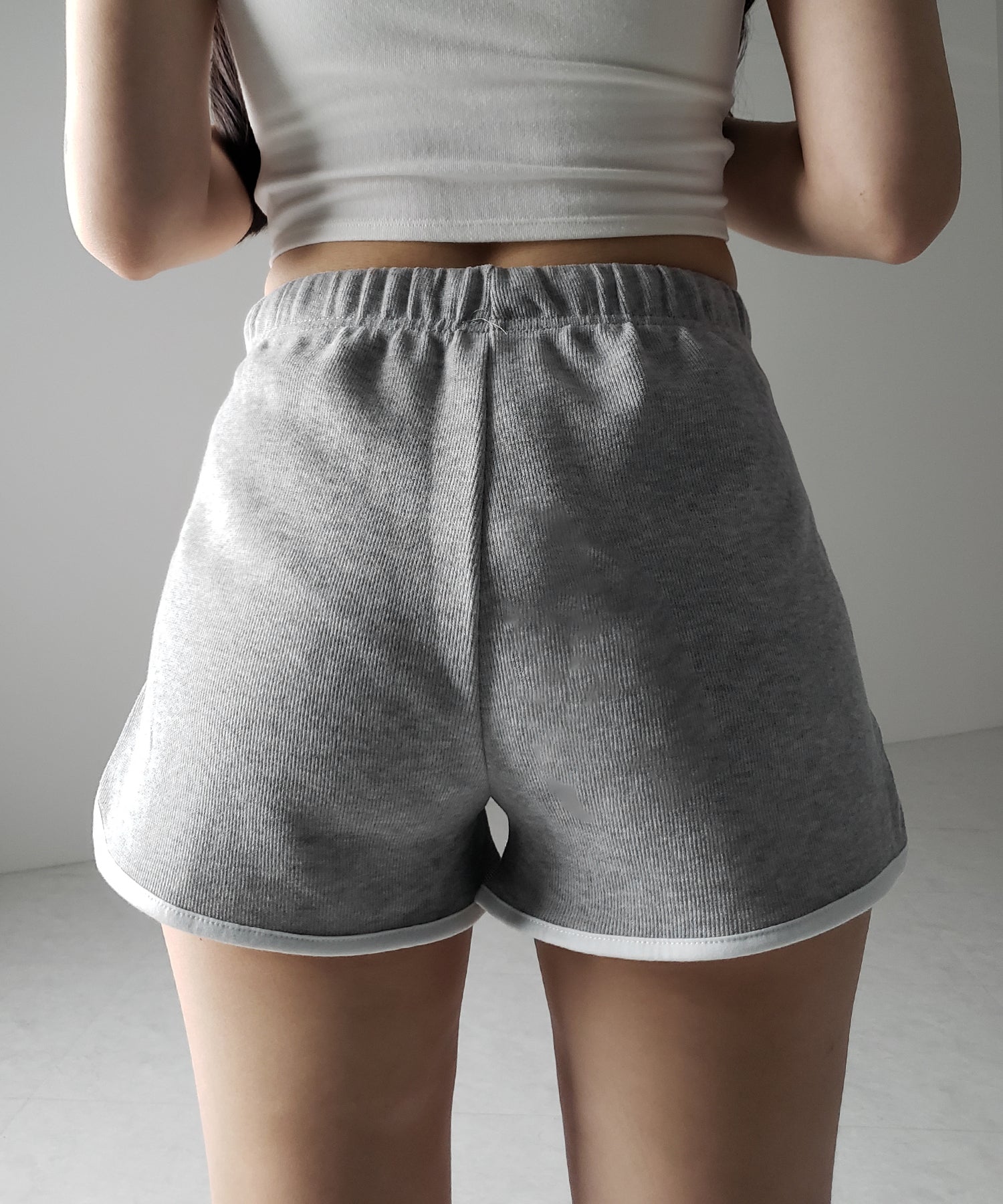 【 ３color 】サイドラインパイピングスウェットショートパンツ ／ sideline piping sweat short pants