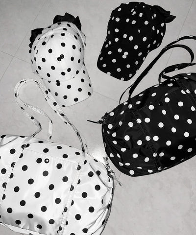 ドットミニボストンショルダーバッグ　／ Dot mini boston shoulder bag