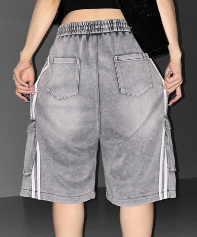 サイドラインヴィンテージワイドカーゴスウェットハーフパンツ / sideline vintage wide cargo sweat half pants