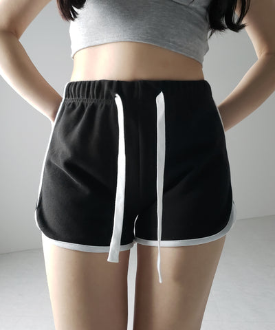 【 ３color 】サイドラインパイピングスウェットショートパンツ ／ sideline piping sweat short pants