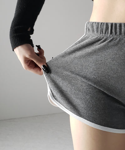 【 ３color 】サイドラインパイピングスウェットショートパンツ ／ sideline piping sweat short pants