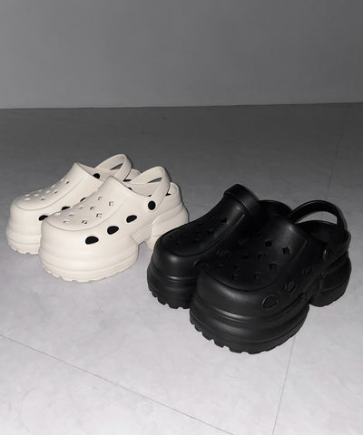 厚底クロッグサンダル ／ Platform clog sandals