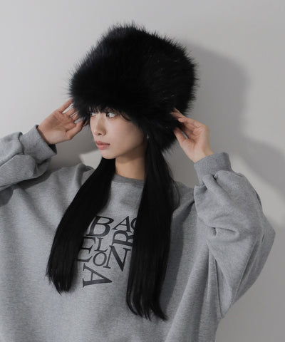 【 ２color 】ボリュームフェイクファーロシアンハット ／ volume fake fur russian hat