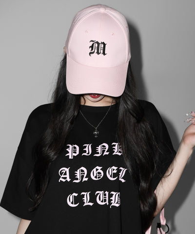【 新色ピンク追加！ 】M LOGO embroidery CAP ／ M LOGO 刺繍キャップ
