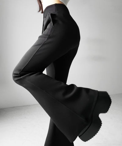 ハイウエストワンホンスウェットフレアパンツ ／ high waist wanghong sweat flare pants