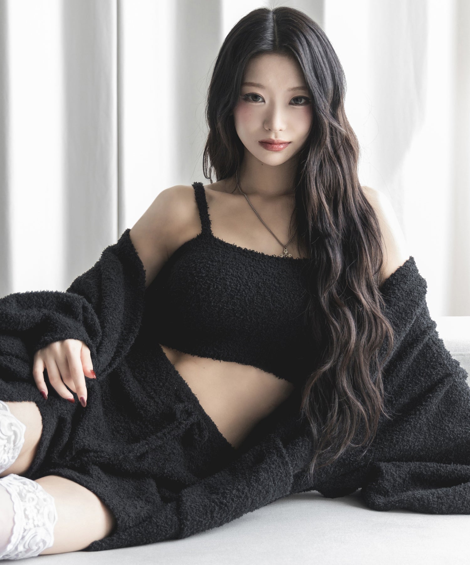 【セットアップ可能 】マシュマロタッチショートキャミソール ／ marshmallow touch short camisole