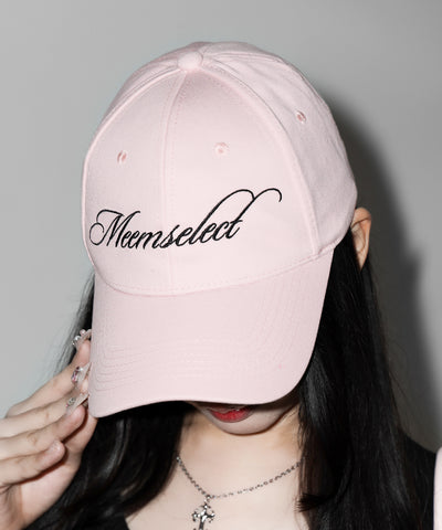 【 PINK ANGEL CLUB 】lettering LOGO embroidery CAP ／ レタリングロゴ刺繍キャップ
