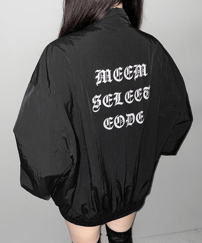 グランジロゴナイロンジャケット /  grunge logo nylon jacket