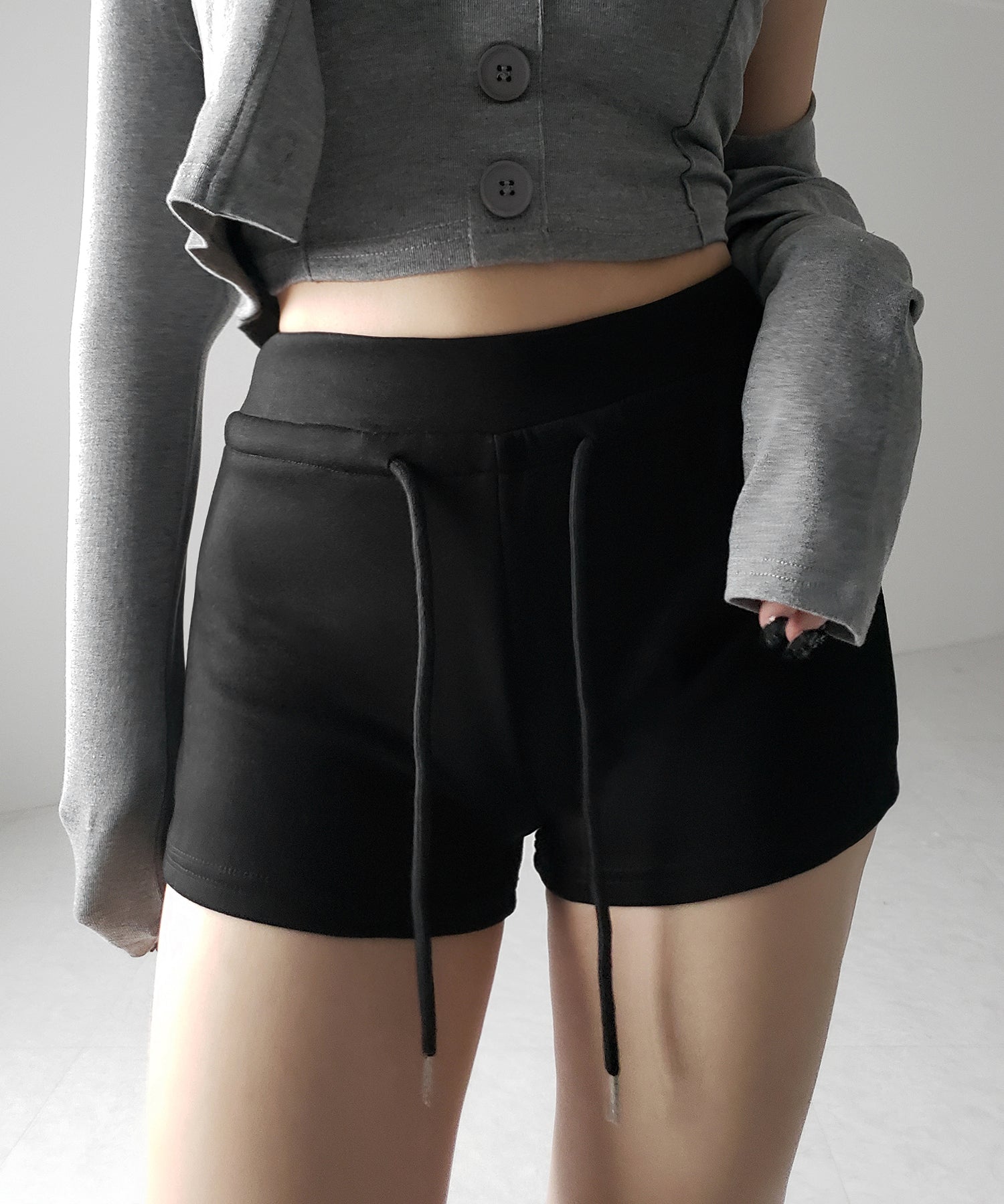 【 ２color ／３size 】マイクロミニスウェットショートパンツ ／ micro mini sweat short pants