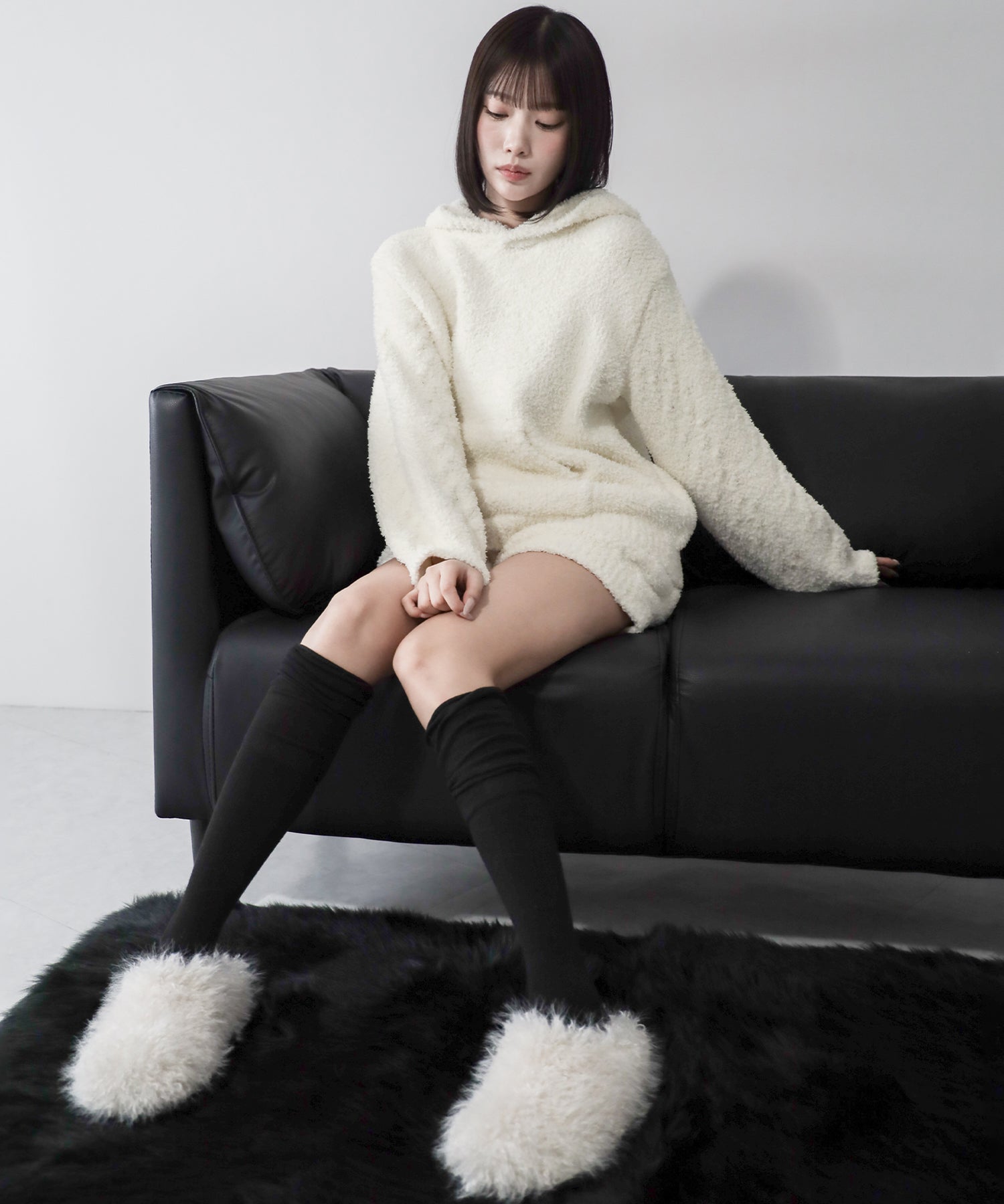 マシュマロタッチフーディーセットアップ ／ marshmallow touch hoodie setup