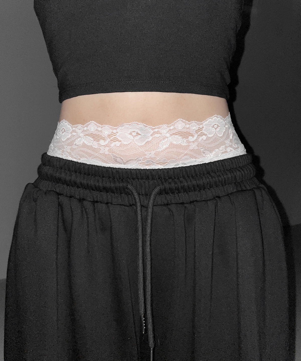 レースレイヤードインナーパンツ ／ Lace layered inner pants