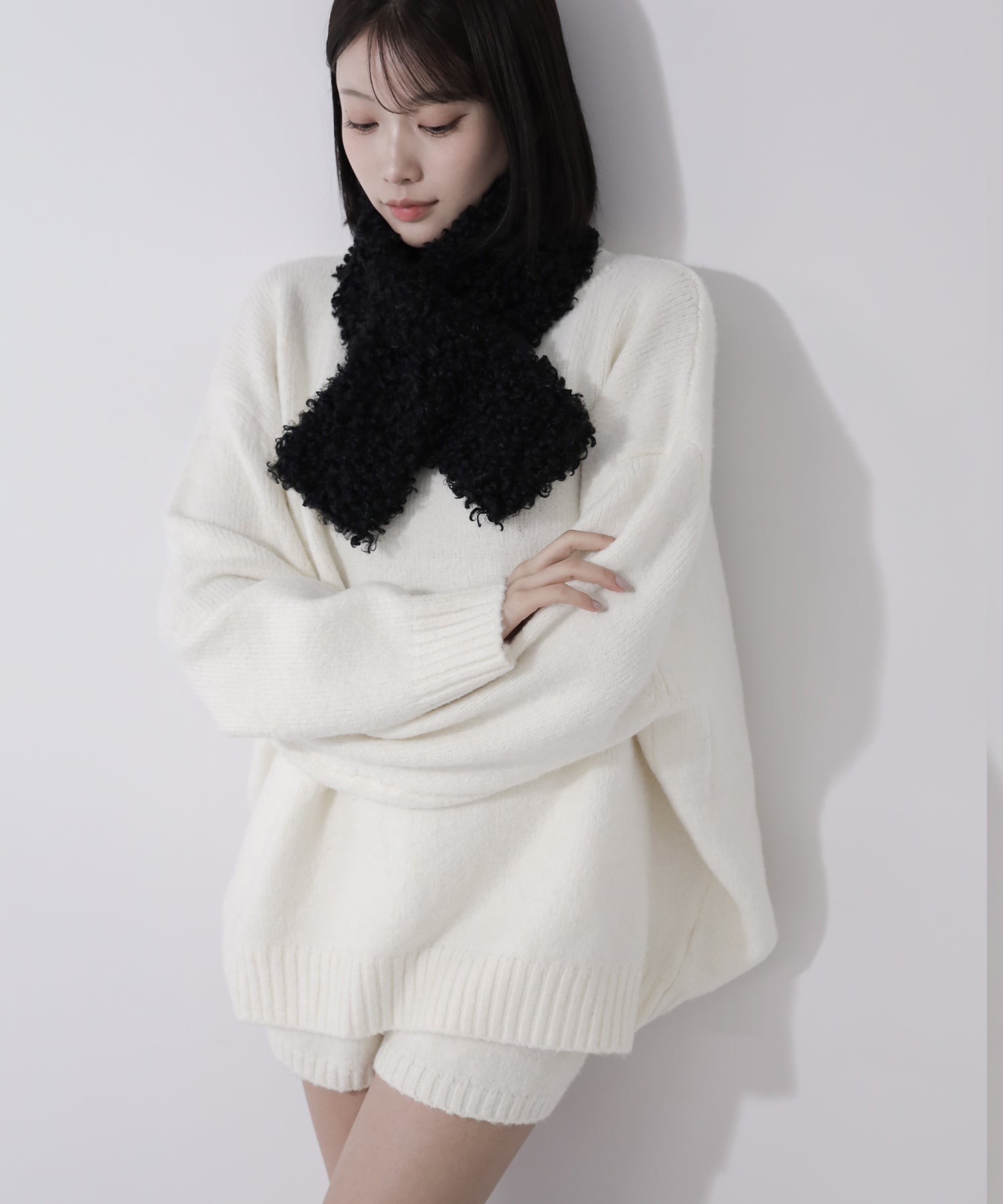 テディボアミニマフラー ／ teddy boa mini muffler