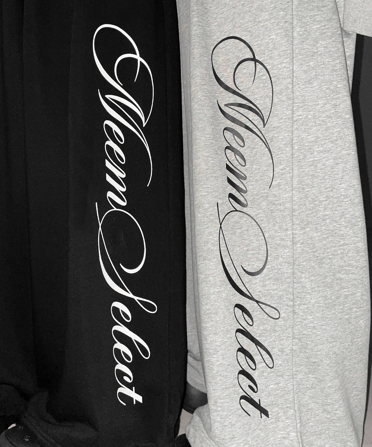 【 セットアップ可能 】レタリングロゴプリントワイドスウェットパンツ ／ lettering logo print wide sweat pants