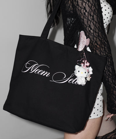 【 ２color 】レタリングロゴトートバッグ / lettering logo tote bag