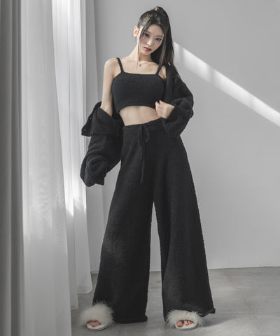 【セットアップ可能 】マシュマロタッチショートキャミソール ／ marshmallow touch short camisole