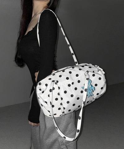 ドットミニボストンショルダーバッグ　／ Dot mini boston shoulder bag