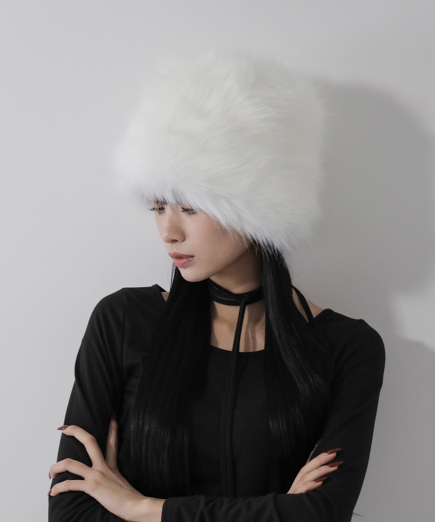 【 ２color 】ボリュームフェイクファーロシアンハット ／ volume fake fur russian hat