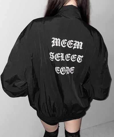 グランジロゴナイロンジャケット /  grunge logo nylon jacket