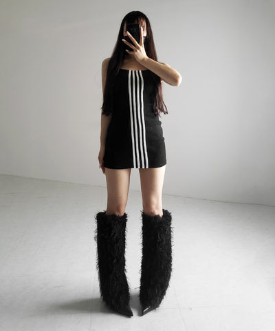 ４ラインタイトミニキャミワンピース ／ 4 line tight mini cami onepiece
