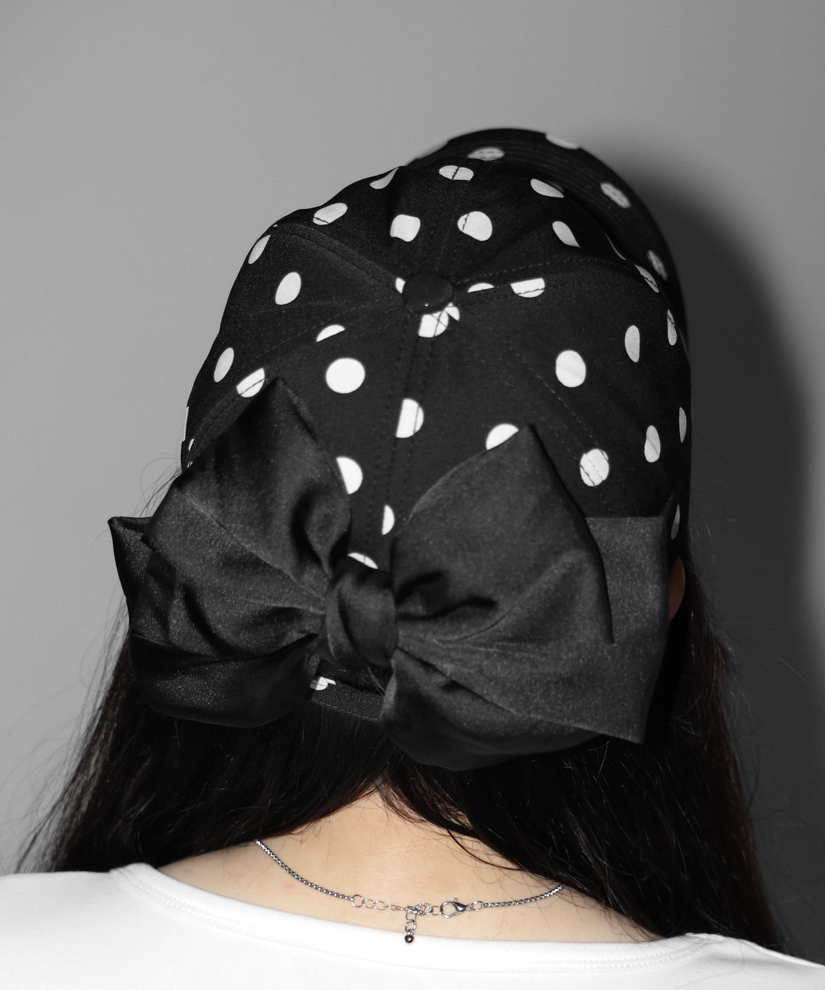 ドットバックリボンキャップ ／ DOT back ribbon CAP