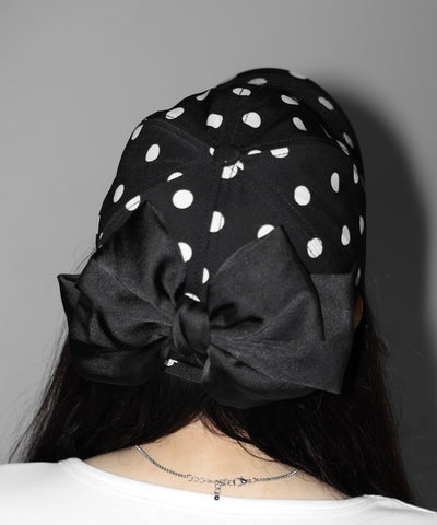 ドットバックリボンキャップ ／ DOT back ribbon CAP