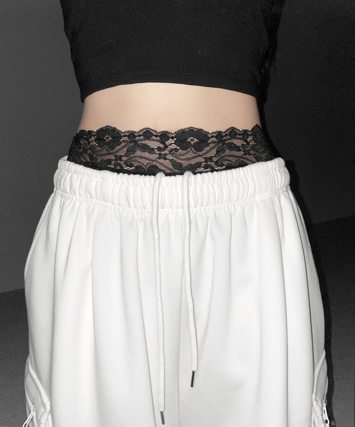 レースレイヤードインナーパンツ ／ Lace layered inner pants
