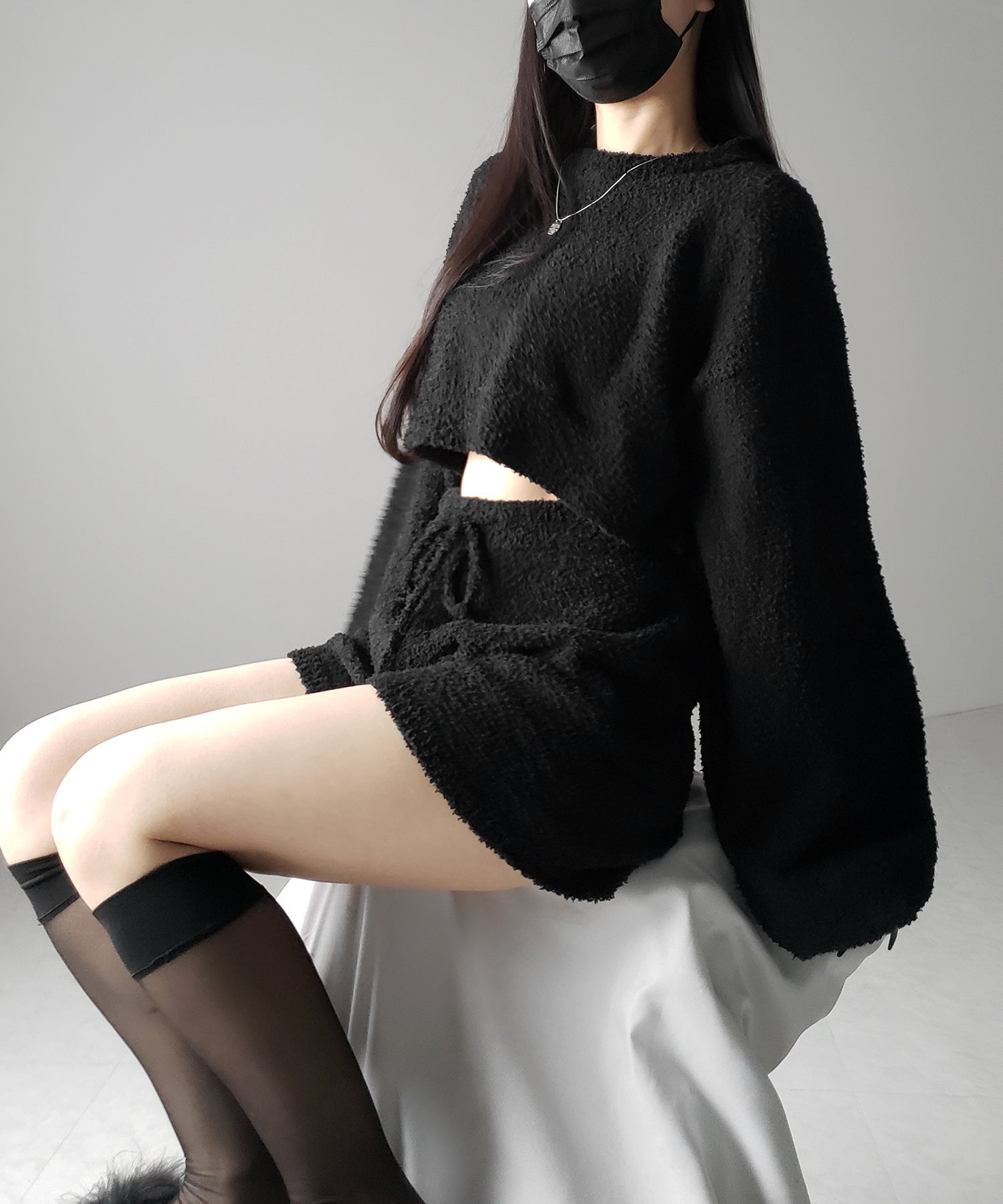 【 セットアップ可能 】マシュマロタッチショートプルオーバー ／ marshmallow touch short pullover
