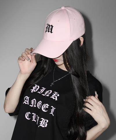 【 新色ピンク追加！ 】M LOGO embroidery CAP ／ M LOGO 刺繍キャップ