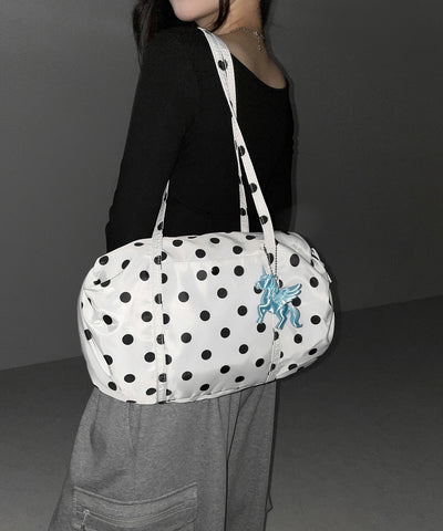 ドットミニボストンショルダーバッグ　／ Dot mini boston shoulder bag