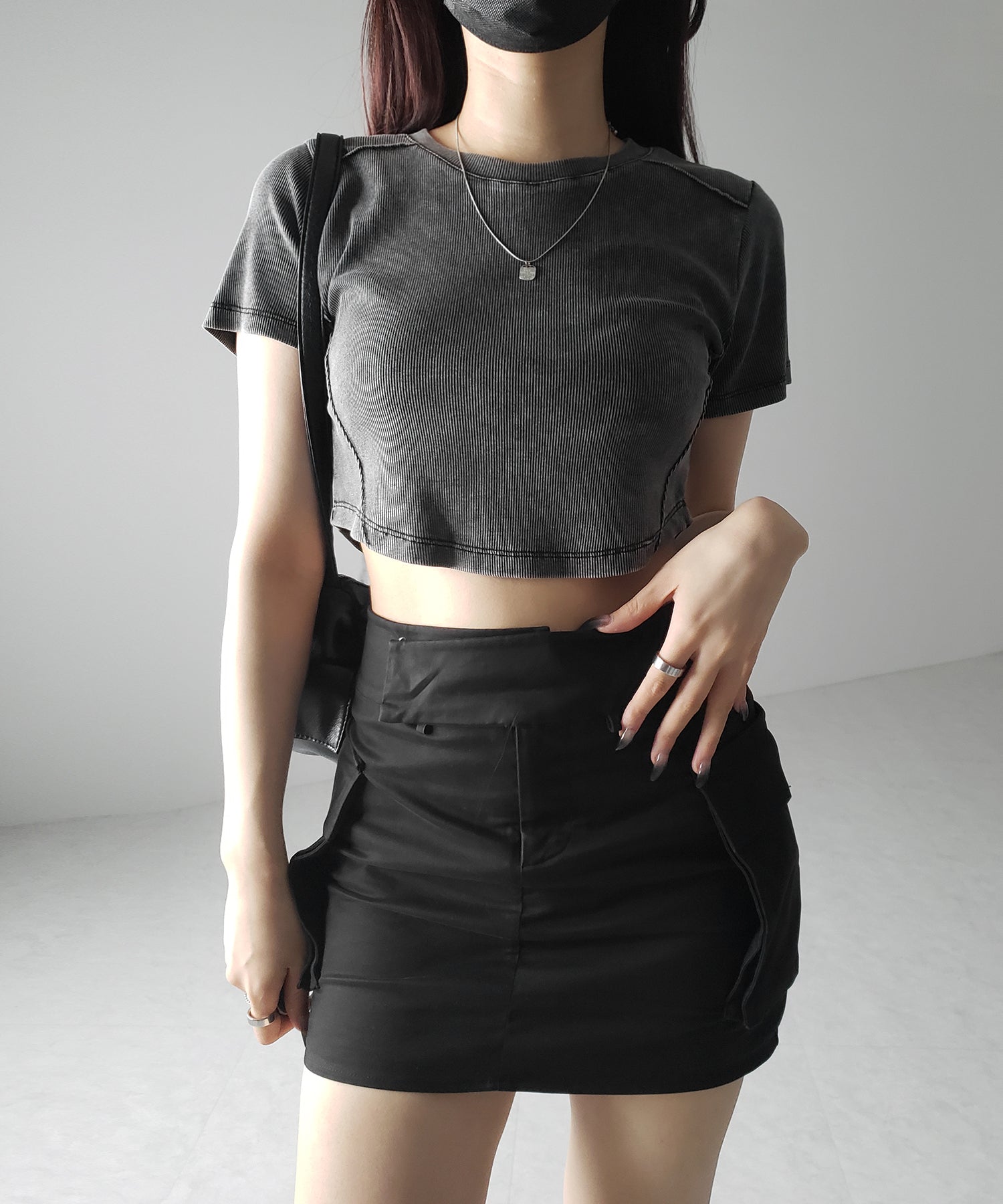 ヴィンテージショートリブＴシャツ ／ sideline vintage short lib T-shirt