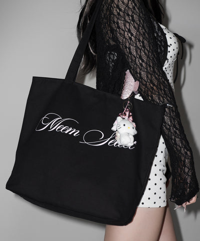 【 ２color 】レタリングロゴトートバッグ / lettering logo tote bag