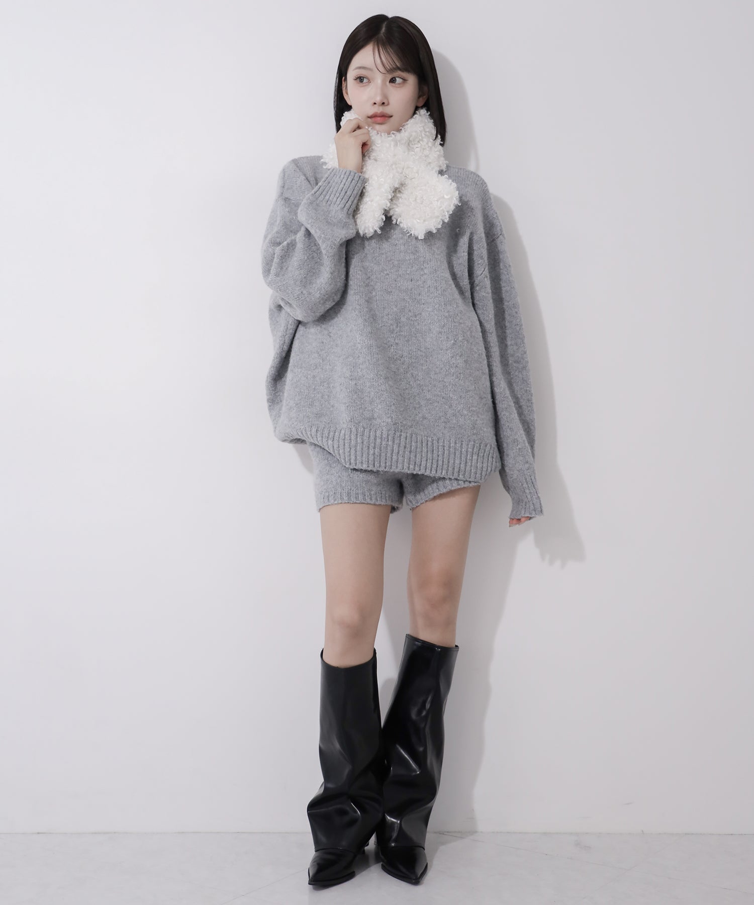 テディボアミニマフラー ／ teddy boa mini muffler