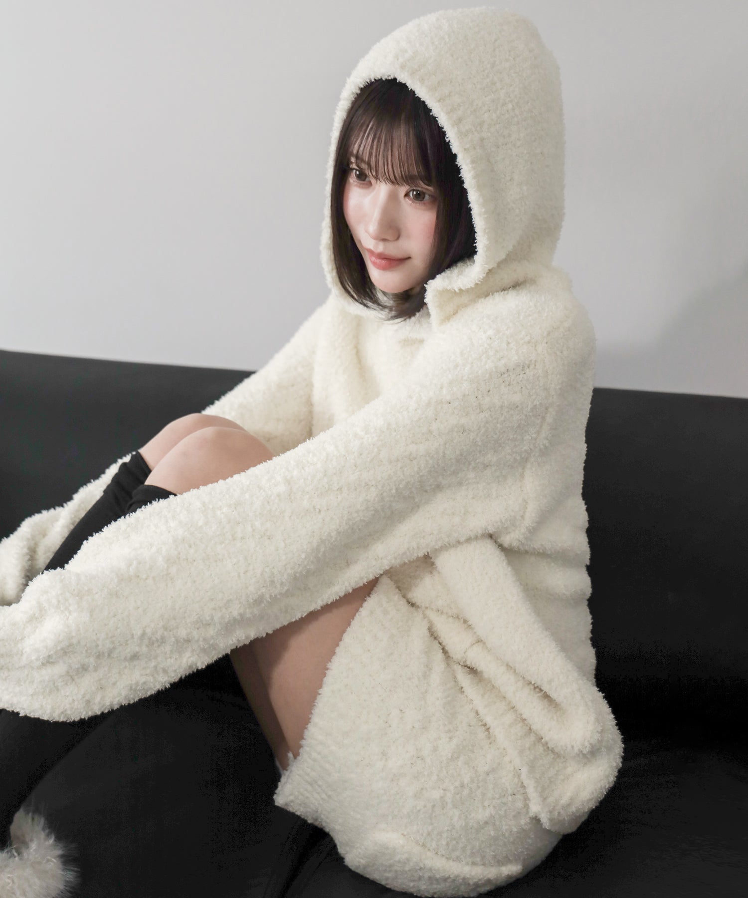 マシュマロタッチフーディーセットアップ ／ marshmallow touch hoodie setup