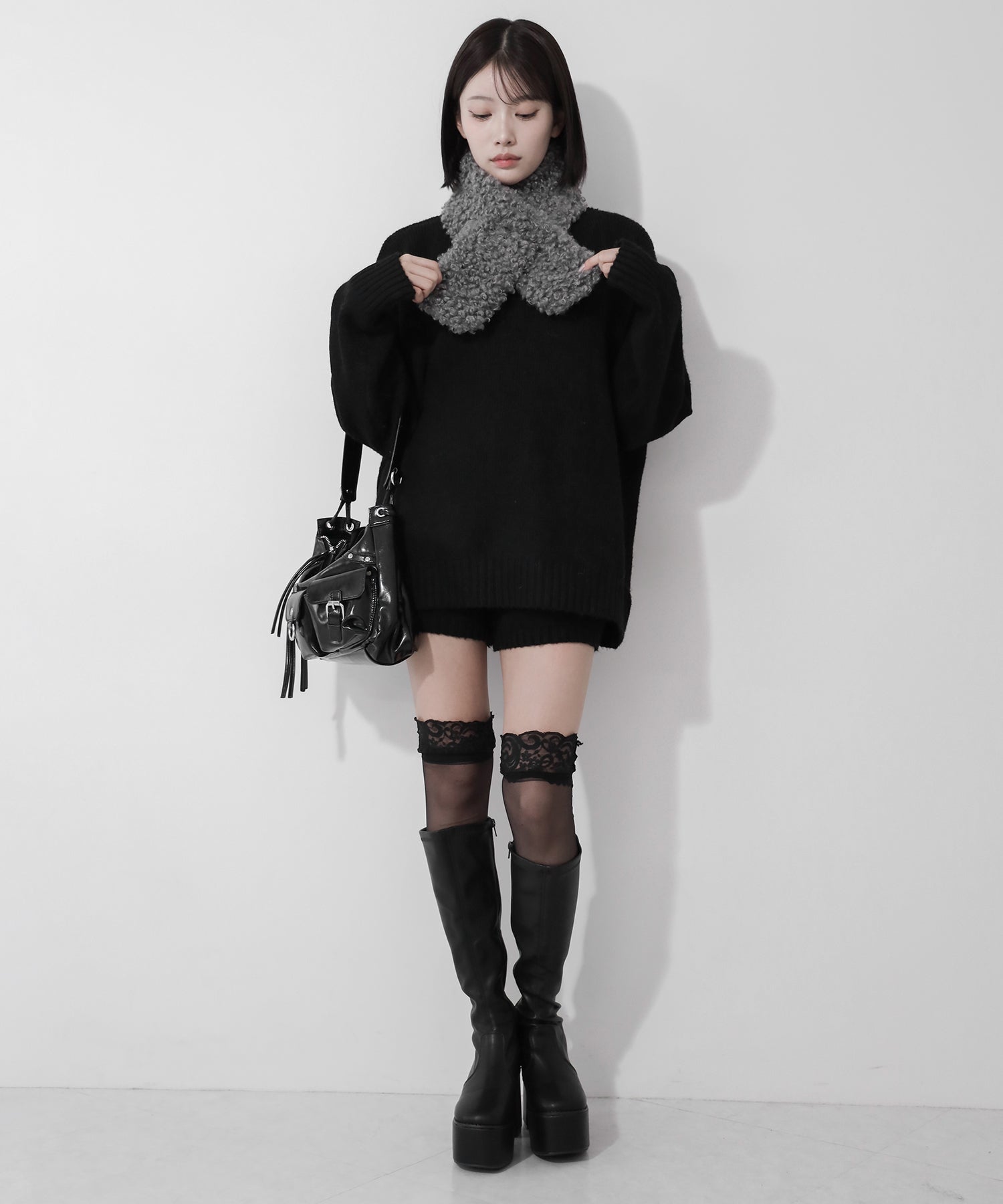 テディボアミニマフラー ／ teddy boa mini muffler