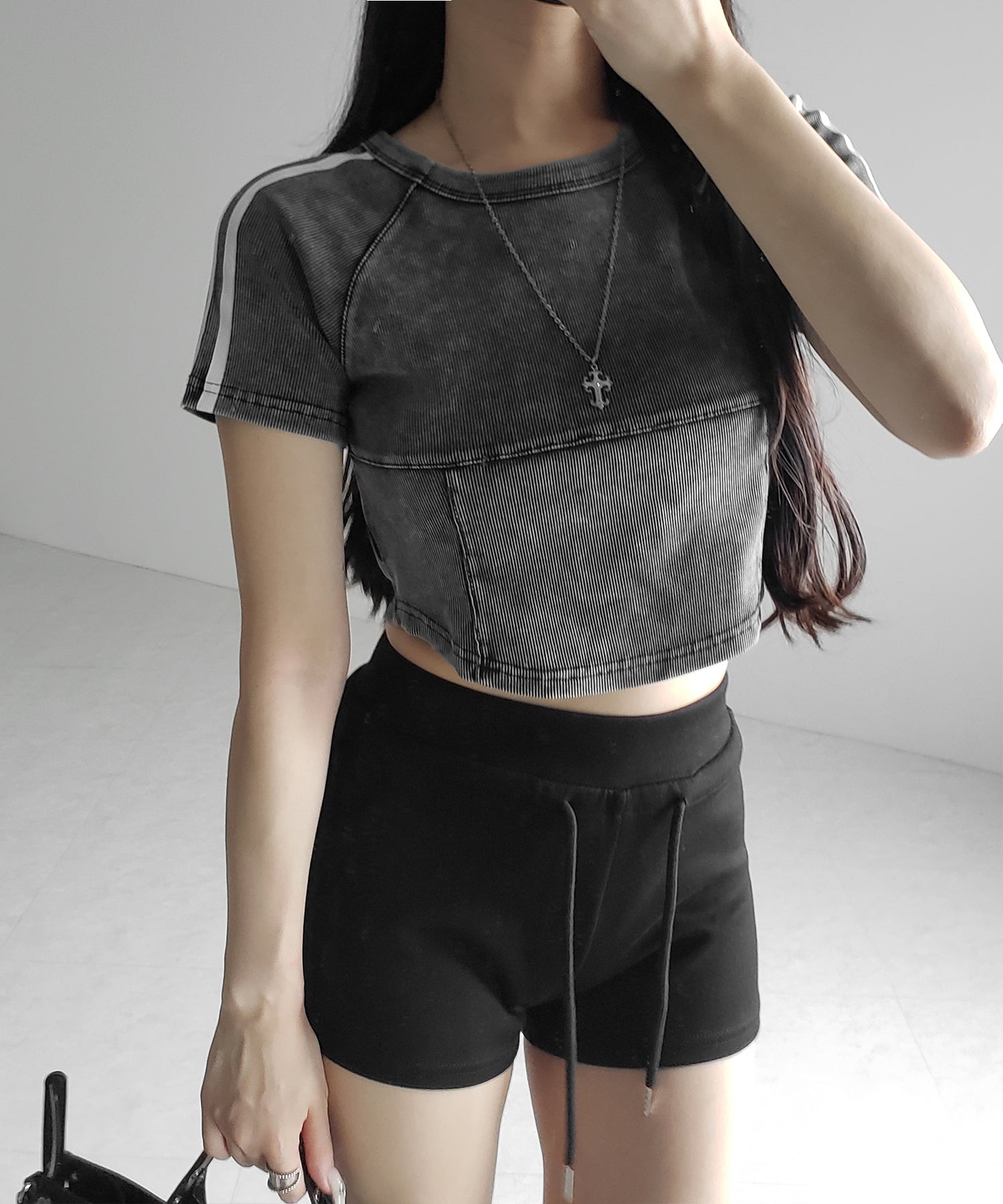 サイドラインヴィンテージショートリブＴシャツ ／ sideline vintage short lib T-shirt
