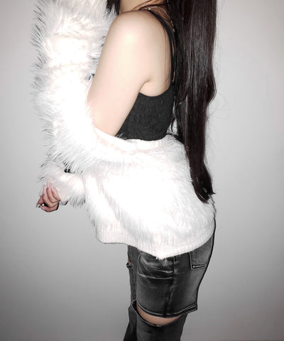 フロントサテンリボンレースキャミビスチェ ／ front satin ribbon lace cami bustier