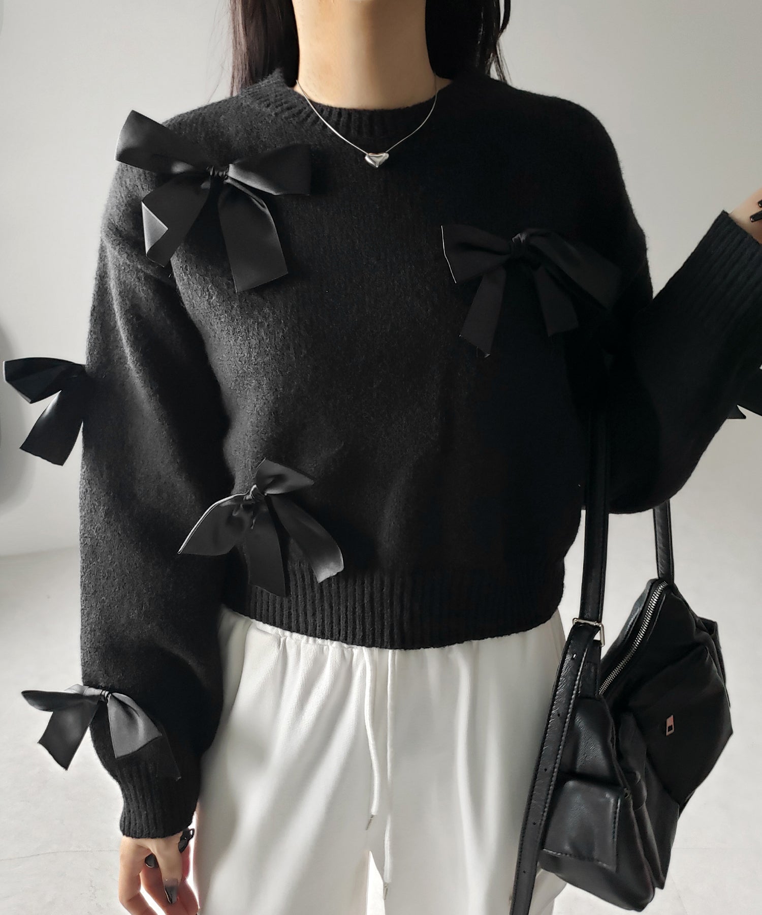 litmus フランゴン ribbon tops black リボントップス - メルカリ