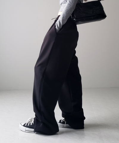 【 ４size／６color 】２WAYドロストタックギャザーバルーンワイドパンツ