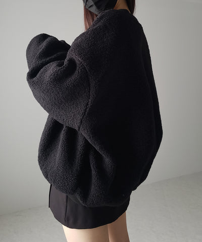 【 ３color 】ビッグシルエットボリュームボアブルゾン