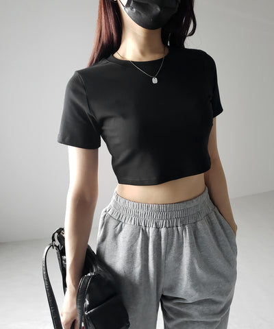 【 ３color 】BASIC ショートチビＴシャツ　／ BASIC SHORT CHIBI T-SHIRTS